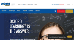 Desktop Screenshot of oxfordlearning.com