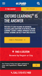 Mobile Screenshot of oxfordlearning.com